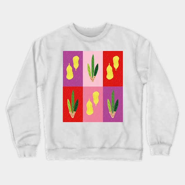 Lulav &amp; Etrog Camden Passage Pop Art Grid Crewneck Sweatshirt by TillaCrowne